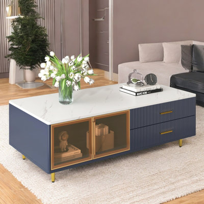 Table basse avec rangement