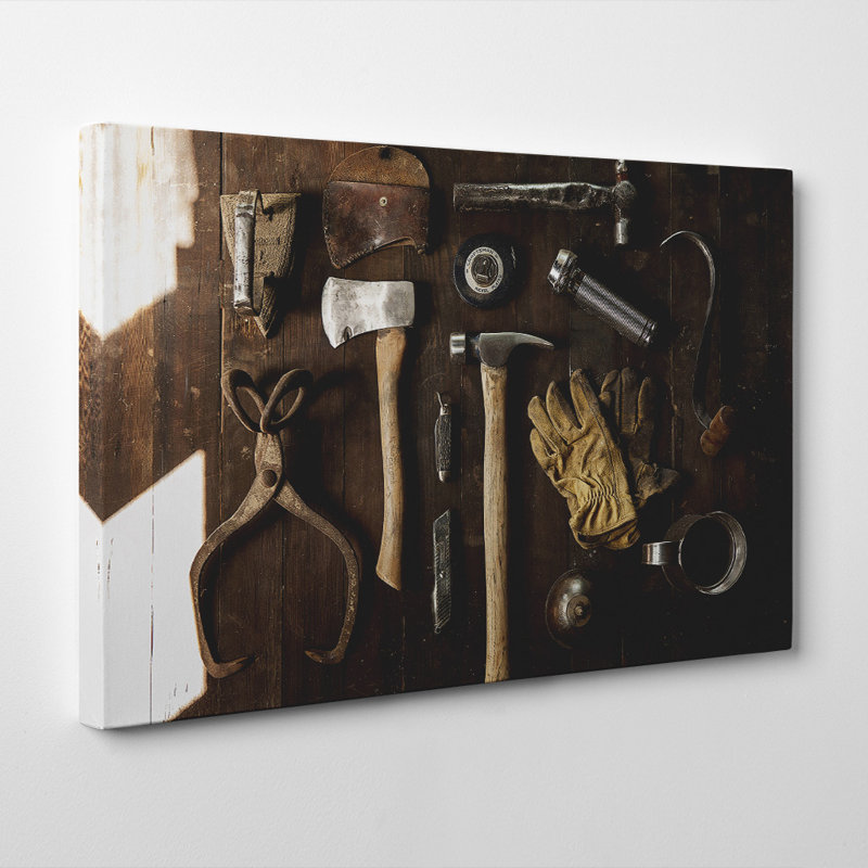 Tool Shed Tools Photographic - Wrapped Canvas, 50cm H x 76cm W