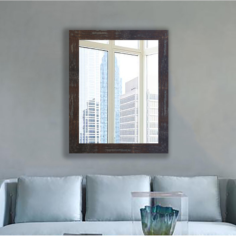 Fyllia Engineered Wood Flat Mirror, 38" H x 32" W