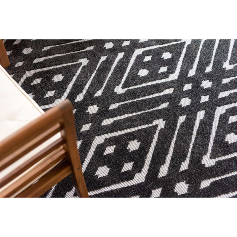 Tapis d'extérieur couleur crépuscule Claudia, Rectangle 4 pi x 6 pi
