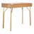 Ava Solid Wood Top Metal Base Writing Desk