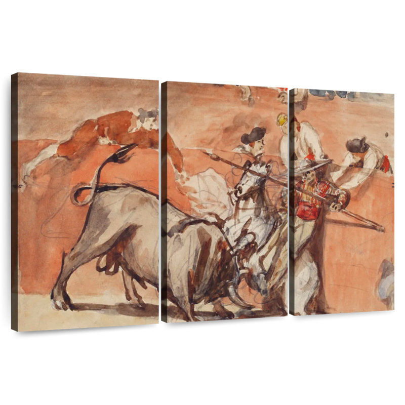 Corrida 1865, H 42 po x l 65 po