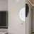 Double-Sided Metal Wall Clock