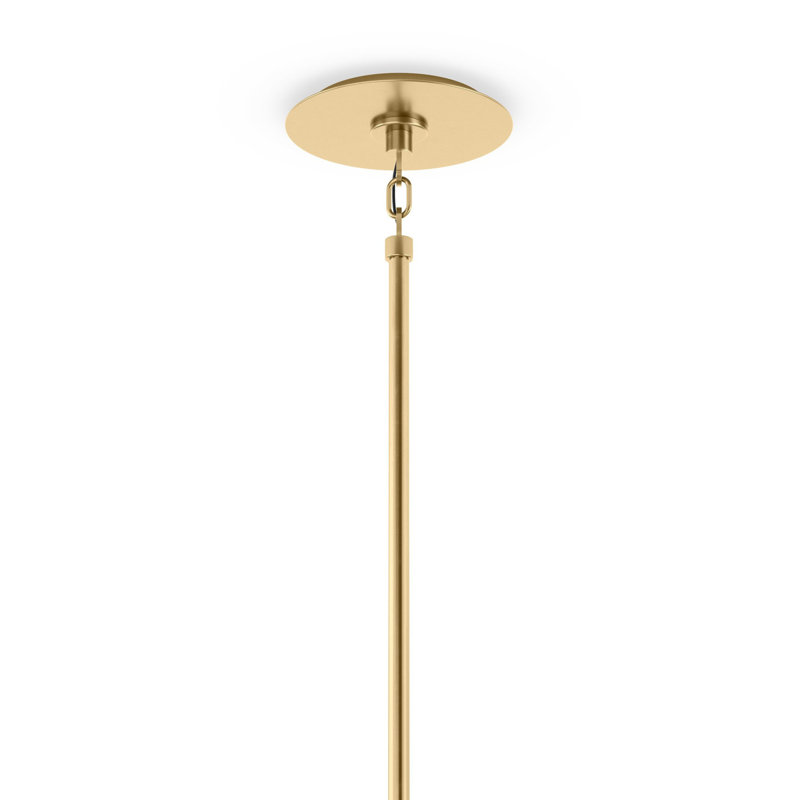 Marbled Globe 1 - Light Pendant, 11.81" H x 11.81" W x 11.81" D, Burnished Brass
