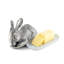Morning Hunt Pewter Butter Dish