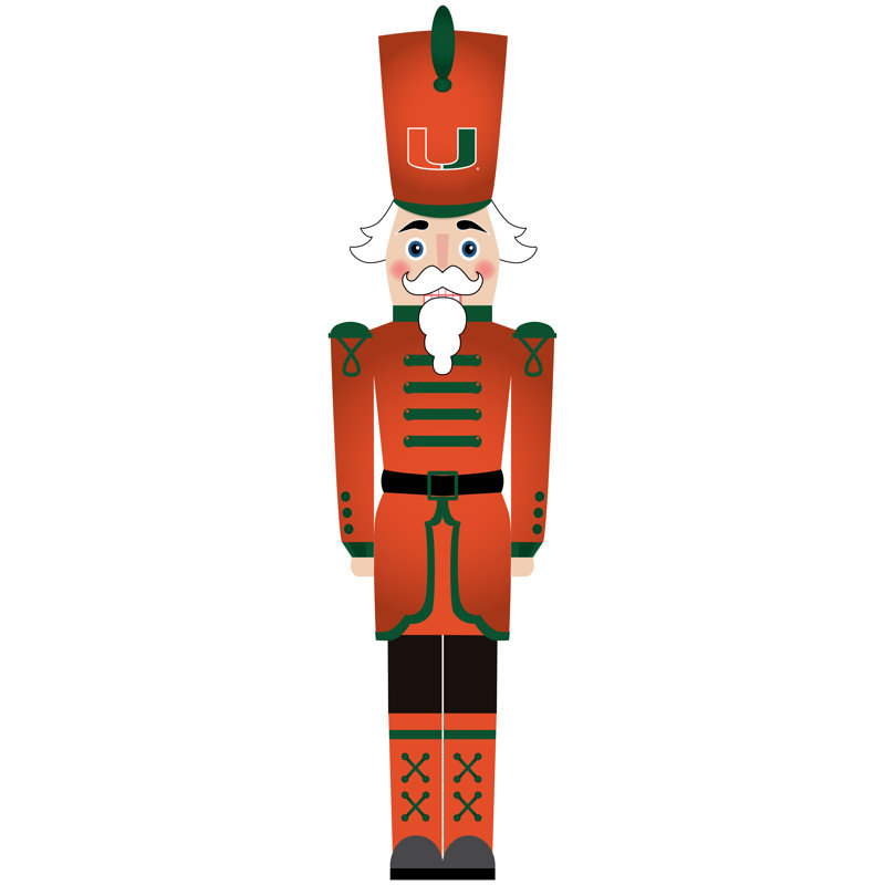 University Of Miami 46" Nutcracker Leaner