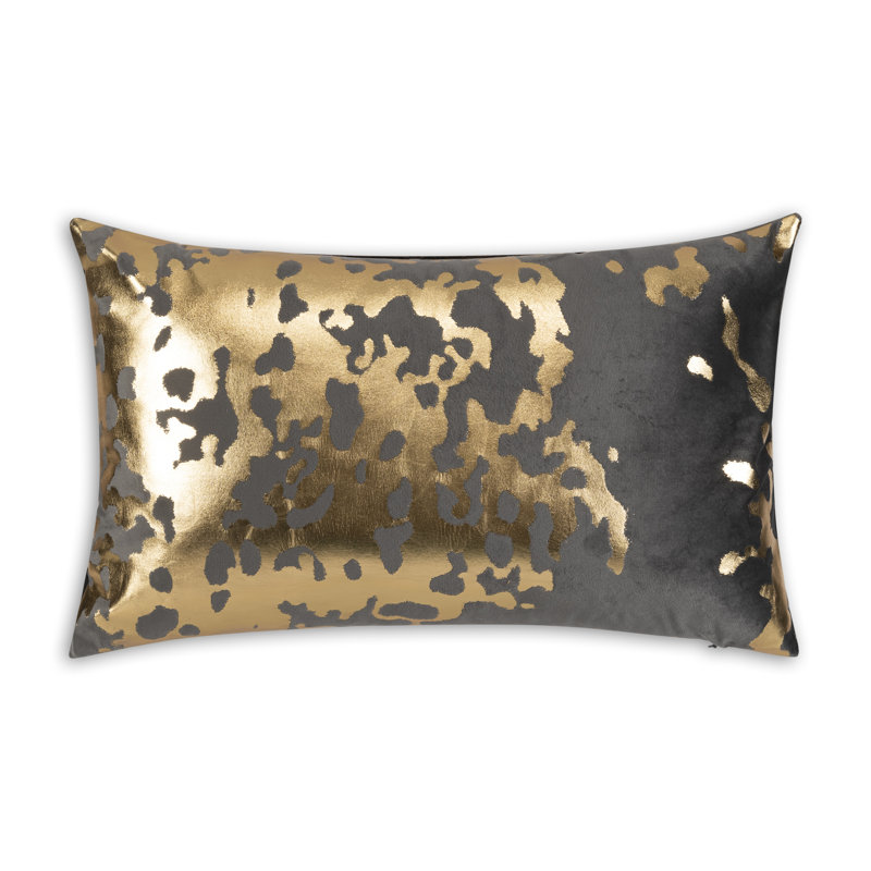Appliqued Down Throw Pillow