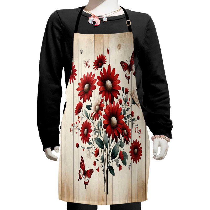 No Pattern Bib Apron