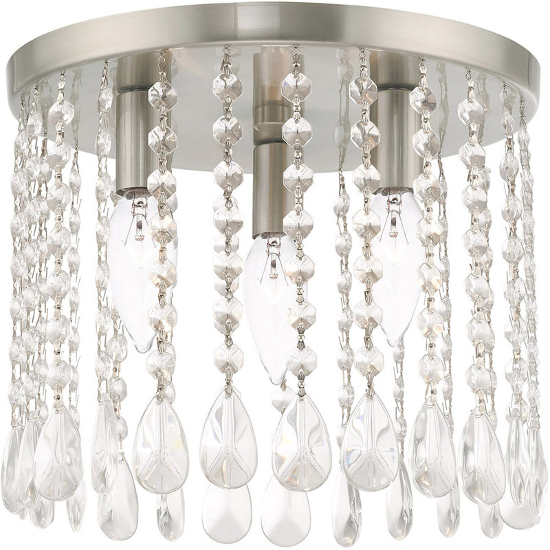 Plafonnier encastré en cristal Burnsville