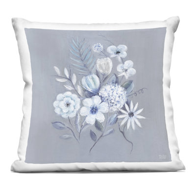 Coussin décoratif Ferns & Leaves on Black Design par Phillipa Katz