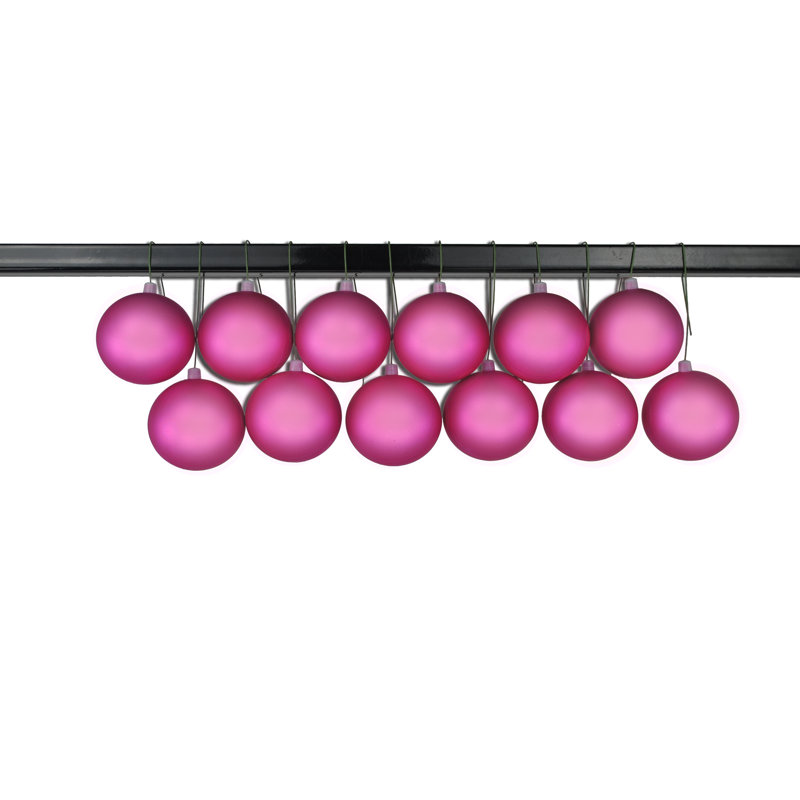 Ornement boule solide, Rose