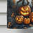 Double Sided 40 in. H x 28 in. W Polyester Halloween House Flag