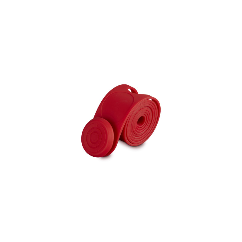Le Creuset Silicone Travel Latch, Oyster, Red