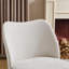 48cm Wide Modern Upholstered Dining Chair with Solid Wood Legs (Set of 2)