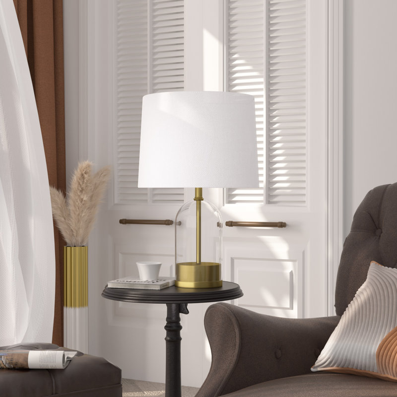 Badham 20.5" Glass Table Lamp Set