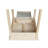 Maner 21'' W Unfinished Solid Wood Nightstand