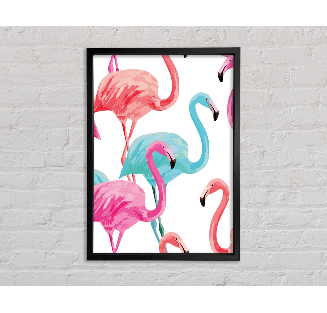 Flamingo Farben - Druck