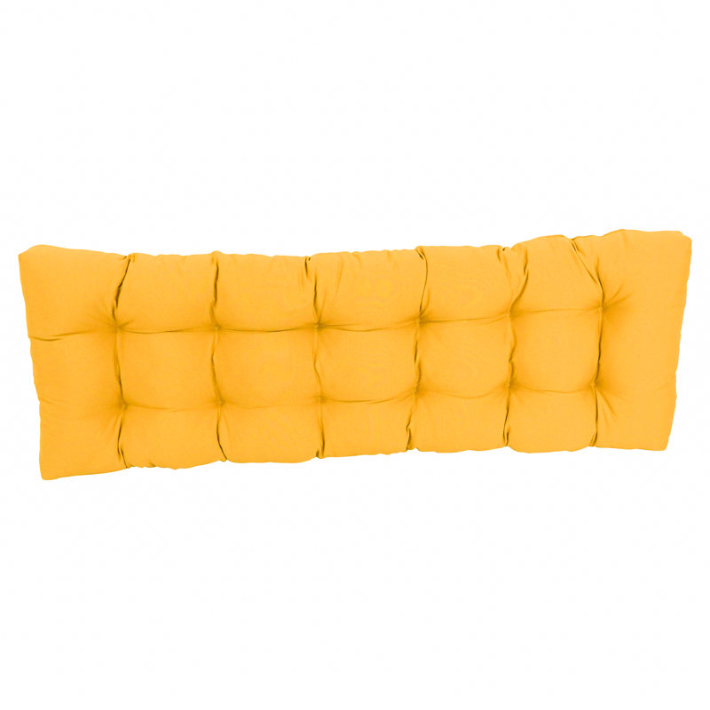 Coussin de siège en sergé, Coucher de soleil, L 60 po x P 19 po