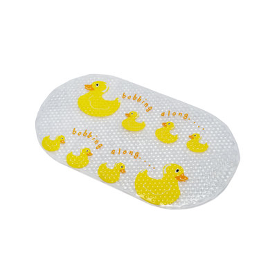 Bobbing Along' Children's Duck Bath Mat with Secure Suction Cups