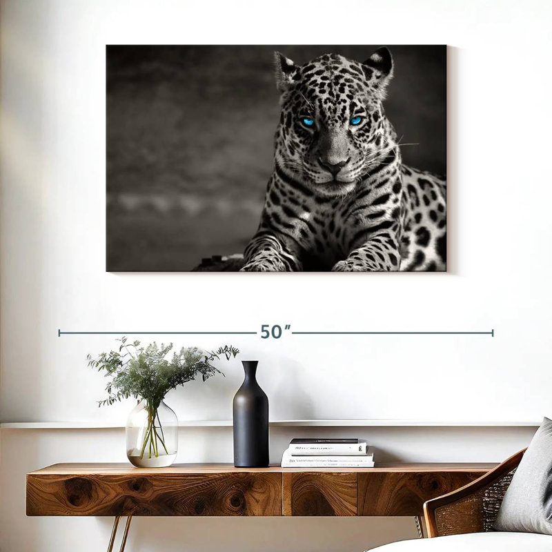 Jaguar Eyes Pop, 26" H x 39" W