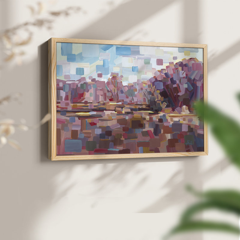 Pretty in Pink -Framed Print - Restickable, Natural, 11" H x 14" W