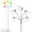 Lampe sur pied à DEL à col-de-cygne et hauteur réglable 5 lumières Medusa-137637736