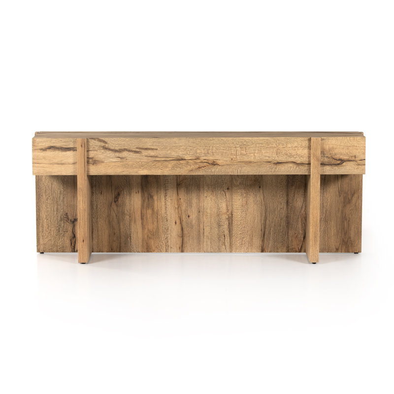 Bingham 78.75" Console Table, Rustic Oak