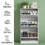 Petite armoire de rangement, armoire de rangement pour chaussures, armoire de rangement dissimulée pour chaussures