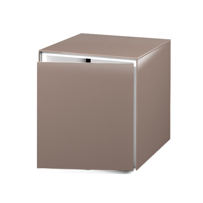 Varianto Grande TV Stand for TVs up to 32", White/Chocolate brown