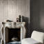 Linear Luxe Pewter Wallpaper
