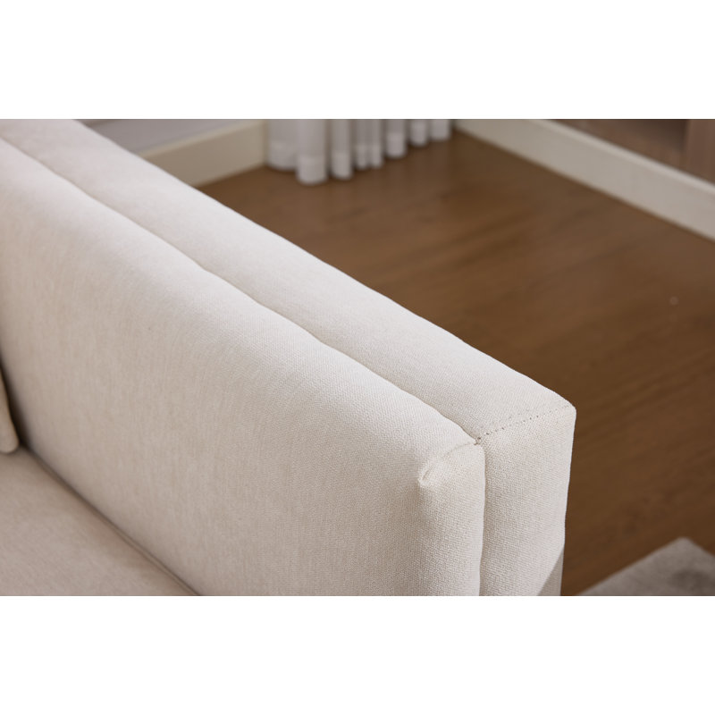Grise Upholstered Chair, Cream