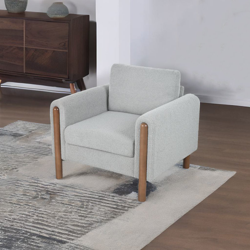 Fauteuil d'appoint surdimensionné, Ourson gris