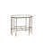 Barnes 26.25'' Glass Top Console Table