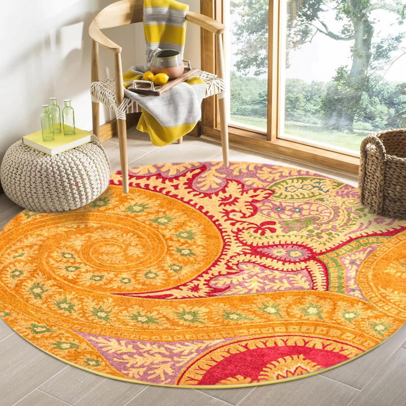 Hand Tufted Wool Area Rug, 4' x 6'