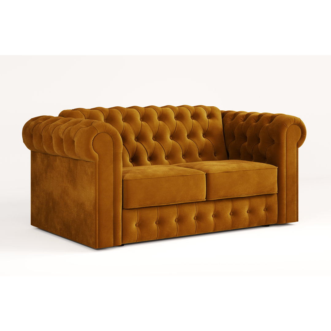 2-Sitzer Schlafsofa Chesterfield