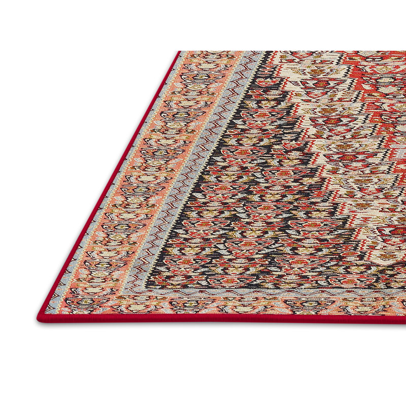 Tapis oriental rouge / brun, Rectangle 5 pi x 7 pi