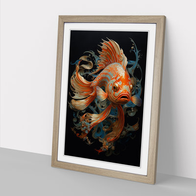 Fish Realism Art - Framed Print