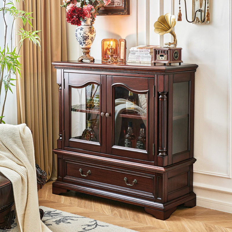 Armoire d'appoint en verre à deux portes Exquise