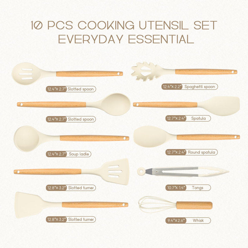 Belfry Kitchen Liola 10 Utensil Set