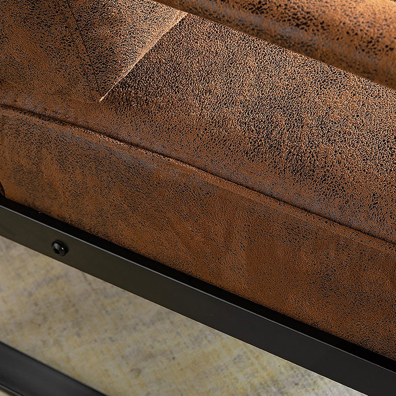 Fauteuil d'appoint Classic Mid Century Modern, Marron clair