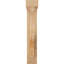 3 1/2"W x 16"D x 20"H Funston Block Smooth Bracket w/ Offset Brace, Douglas Fir-47798176-47798223