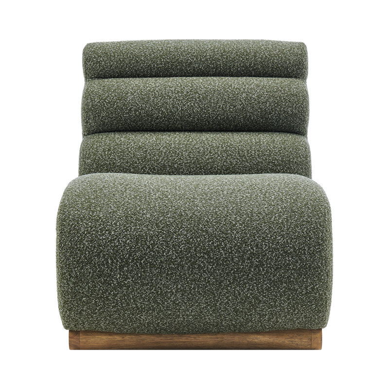 Hollyn Fabric Accent Chair, Milford Green Polyester Blend