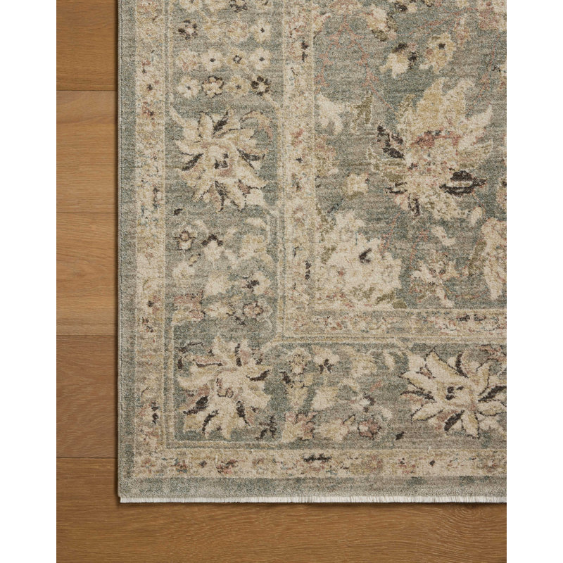 Loloi Soraya Fog / Sand Traditional Area Rug, Rectangle 7'10" x 10'