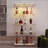 Tempered Glass Display Cabinet With Color-Changing Lights, Door Locks, And Adjustable Feet For Versatile Use In Any Room-654972689