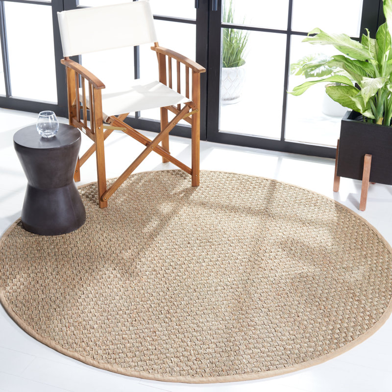 Delapena Rug, Round 183cm, Natural/Beige