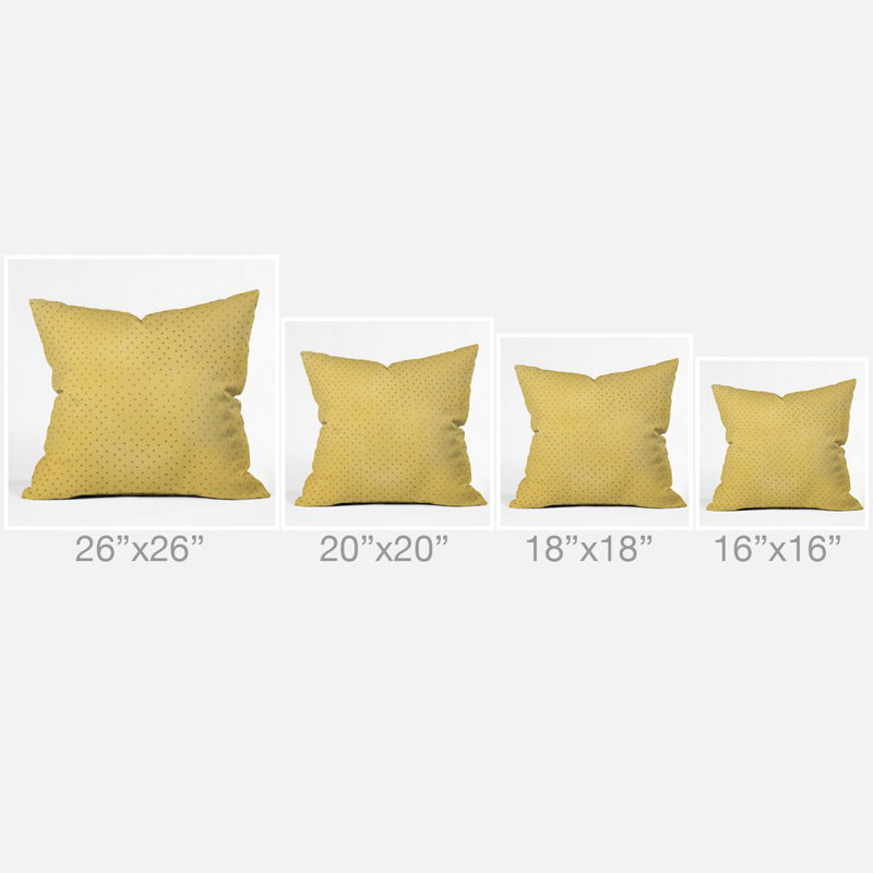 Dot Throw Pillow, 16" x 16"