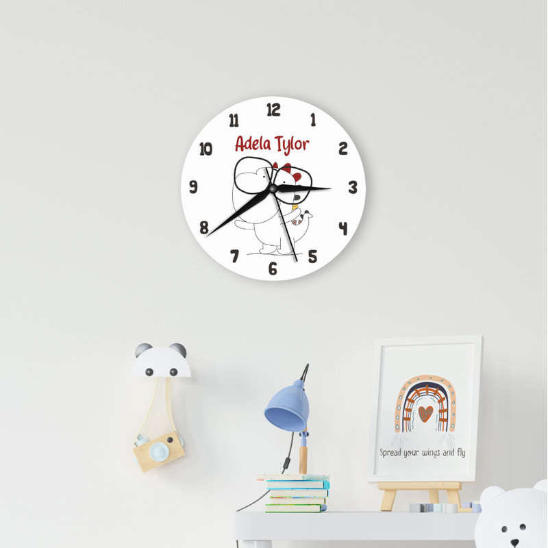 Wood Wall Clock, Yes