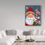 « père noël avec bonbon », art sur toile-31977438