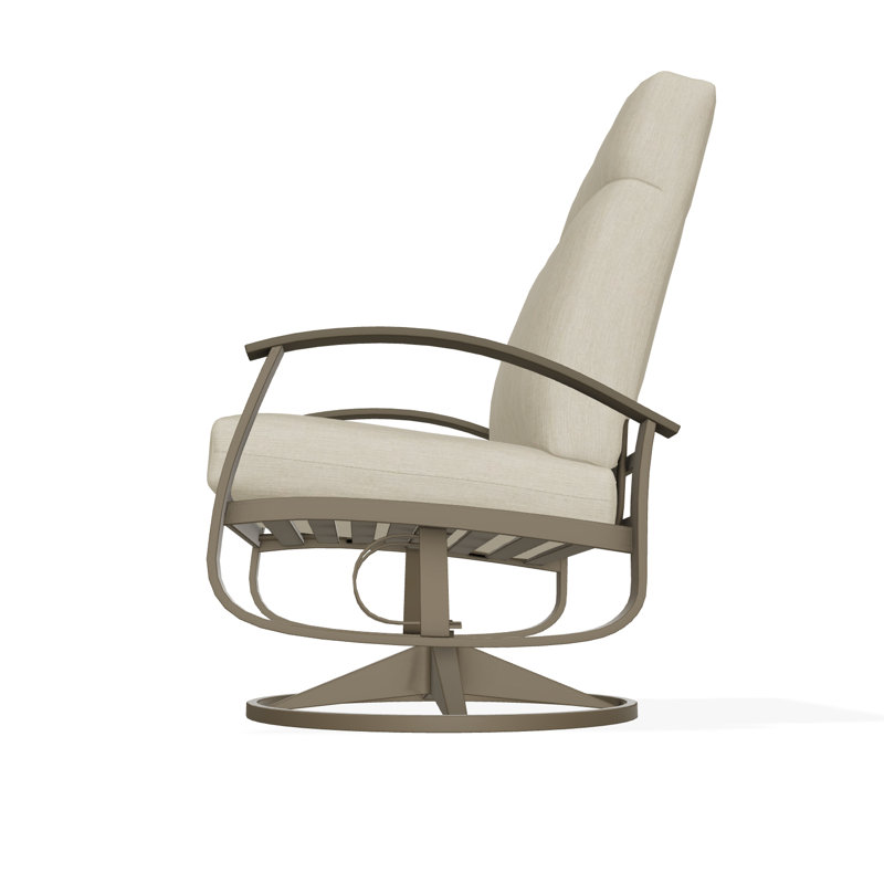 Belle Isle Outdoor Lounge Chair, Beachwood, Grasscloth Buff