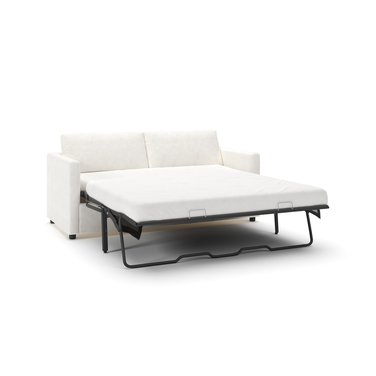 Godwin 75'' Upholstered Sleeper Sofa, Bevin Natural Linen Blend